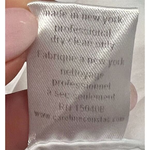 Caroline Constas White Bo Halter Mini Dress Women's Size M - Picture 11 of 16